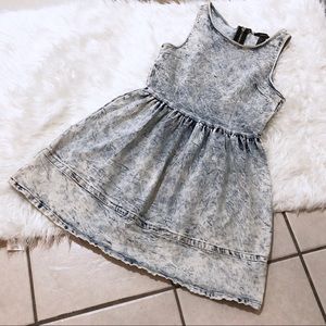 Forever 21 Acid Wash Denim Dress Size Medium
